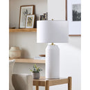 Modern European furniture - Minimalist Ceramic Accent Table Lamp - www.oroatrade.com