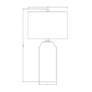 Modern European furniture - Minimalist Ceramic Accent Table Lamp - www.oroatrade.com