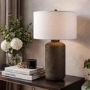 Modern European furniture - Neutral-Toned Ceramic Table Lamp - www.oroatrade.com