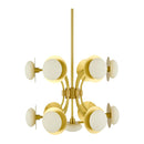 Contract furniture -  Gold 13-Light Pendant Lamp - www.oroatrade.com