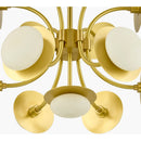 Contract furniture -   Gold 13-Light Pendant Lamp - www.oroatrade.com