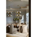 Contract furniture -  Gold 13-Light Pendant Lamp - www.oroatrade.com
