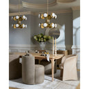 Contract furniture -  Gold 13-Light Pendant Lamp - www.oroatrade.com