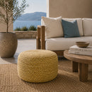 Modern furniture - Round Woven Outdoor Pouf - www.oroatrade.com