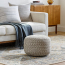 Modern furniture - Round Woven Outdoor Pouf - www.oroatrade.com
