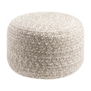 Modern furniture - Round Woven Outdoor Pouf - www.oroatrade.com