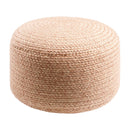Modern furniture - Round Woven Outdoor Pouf - www.oroatrade.com