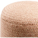 Modern furniture - Round Woven Outdoor Pouf - www.oroatrade.com