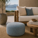 Modern furniture - Round Woven Outdoor Pouf - www.oroatrade.com