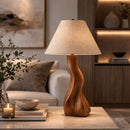 Hospitality furniture - Organic-Shaped Base Table Lamp - www.oroatrade.com