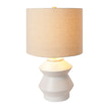 Modern European furniture - Geometrical Glazed Ceramic Table Lamp - www.oroatrade.com
