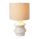 Modern European furniture - Geometrical Glazed Ceramic Table Lamp - www.oroatrade.com