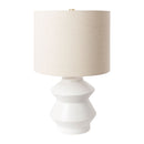 Modern European furniture - Geometrical Glazed Ceramic Table Lamp - www.oroatrade.com