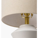 Modern European furniture - Geometrical Glazed Ceramic Table Lamp - www.oroatrade.com