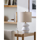 Modern European furniture - Geometrical Glazed Ceramic Table Lamp - www.oroatrade.com