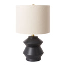 Modern European furniture - Geometrical Glazed Ceramic Table Lamp - www.oroatrade.com