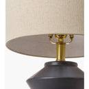Modern European furniture - Geometrical Glazed Ceramic Table Lamp - www.oroatrade.com
