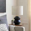 Modern European furniture - Geometrical Glazed Ceramic Table Lamp - www.oroatrade.com