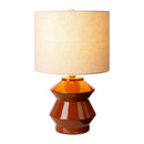 Modern European furniture - Geometrical Glazed Ceramic Table Lamp - www.oroatrade.com