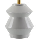 Hospitality furniture - Geometrical Ceramic Accent Table Lamp - www.oroatrade.com