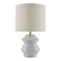 Hospitality furniture - Geometrical Ceramic Accent Table Lamp - www.oroatrade.com