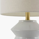 Hospitality furniture - Geometrical Ceramic Accent Table Lamp - www.oroatrade.com