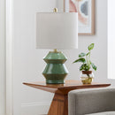 Hospitality furniture - Geometrical Ceramic Accent Table Lamp - www.oroatrade.com