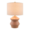 Hospitality furniture - Geometrical Ceramic Accent Table Lamp - www.oroatrade.com