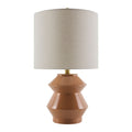 Hospitality furniture - Geometrical Ceramic Accent Table Lamp - www.oroatrade.com