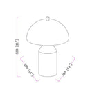 Modern European furniture - Metal Dome Table Lamp - www.oroatrade.com