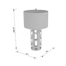 Contract furniture -  Rustic Bronze Finish Table Lamp - www.oroatrade.com