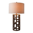 Contract furniture -  Rustic Bronze Finish Table Lamp - www.oroatrade.com