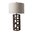 Contract furniture -  Rustic Bronze Finish Table Lamp - www.oroatrade.com
