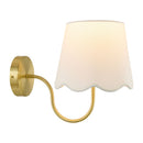 Modern European furniture - Scalloped Linen Wall Lamp - www.oroatrade.com