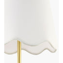 Modern European furniture - Scalloped Linen Wall Lamp - www.oroatrade.com