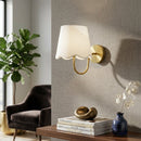 Modern European furniture - Scalloped Linen Wall Lamp - www.oroatrade.com