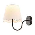 Modern European furniture - Scalloped Linen Wall Lamp - www.oroatrade.com