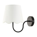 Modern European furniture - Scalloped Linen Wall Lamp - www.oroatrade.com