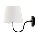Modern European furniture - Scalloped Linen Wall Lamp - www.oroatrade.com