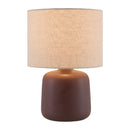 Modern European furniture - Beige Linen Ceramic Table Lamp S - www.oroatrade.com