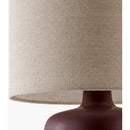 Modern European furniture - Beige Linen Ceramic Table Lamp S - www.oroatrade.com