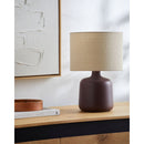 Modern European furniture - Beige Linen Ceramic Table Lamp S - www.oroatrade.com