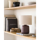 Modern European furniture - Beige Linen Ceramic Table Lamp S - www.oroatrade.com