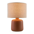 Modern European furniture - Beige Linen Ceramic Table Lamp S - www.oroatrade.com