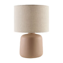 Modern European furniture - Beige Linen Ceramic Table Lamp S - www.oroatrade.com