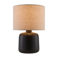 Modern European furniture - Beige Linen Ceramic Table Lamp S - www.oroatrade.com