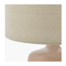 Modern European furniture - Beige Linen Ceramic Table Lamp L - www.oroatrade.com