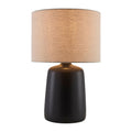 Modern European furniture - Beige Linen Ceramic Table Lamp L - www.oroatrade.com