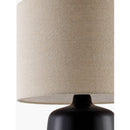 Modern European furniture - Beige Linen Ceramic Table Lamp L - www.oroatrade.com