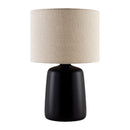 Modern European furniture - Beige Linen Ceramic Table Lamp L - www.oroatrade.com